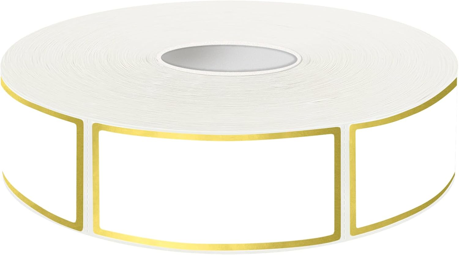 Gold-bordered handwritten label paper, waterproof and oil-proof, suitable for food containers, jars