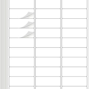 900 handwritten label stickers, suitable for laser/inkjet printers